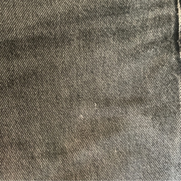 ARITZIA Talula X Agolde High Rise Taper Jeans Raw Hem Black Wash Women’s Size 28 - Picture 12 of 16